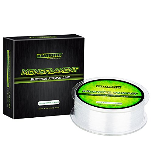 KastKing Premium Monofilament Fishing Line, Ice Clear,600Yds,12LB