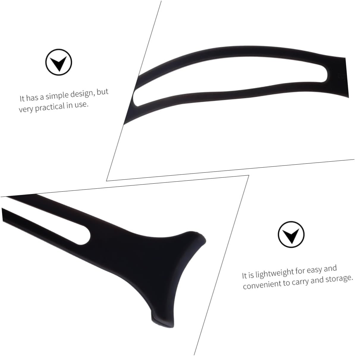 Mask Strap Extender 3pcs Black Long Face Mask Lanyard Ear Protective Buckle Extension Hook Comfortable Anti-Tightening for Adults