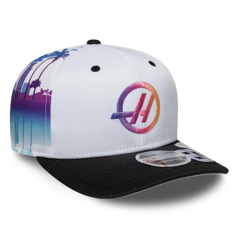 New Era Haas F1 Team Offizielle Kollektion 2026 Oliver Bearman Drivers Special Edition Miami GP Baseball Cap Mütze Verstellbar