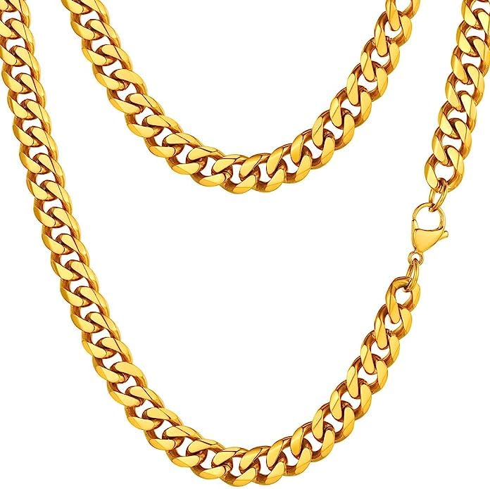 See full amazon price history chart for Via Mazzini No-Tarnish No-Fading Gold Plated Stainless Steel 10mm Thick Hip-Hop Chain Necklace For Men And Boys (NK1065) 1Pc Via Mazzini No-Tarnish No-Fading Gold Plated Stainless Steel 10mm Thick Hip-Hop Chain Necklace For Men And Boys (NK1065) 1Pc (B0C5HLDNV9) Amazon Price History, Amazon Price Tracker