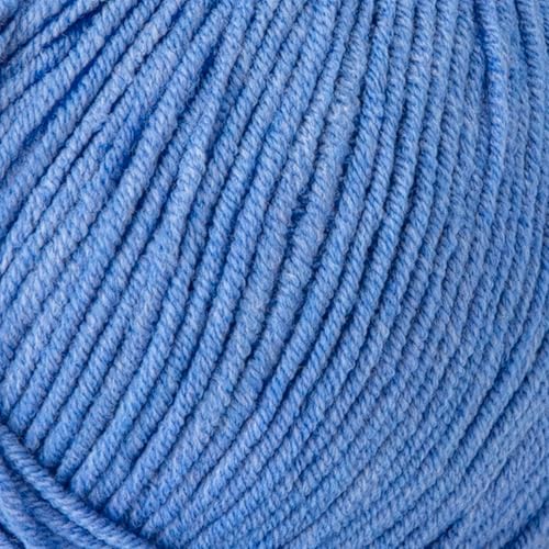 Image of YarnArt Genius Soft Cotton Acrylic Blend Yarn - Amigurumi, Crochet and Knitting -%55 Cotton-45% Acrylic, Craft Yarn for Kids and Adults Garments, Baby Items and Accessories, 174 yds / 50 g