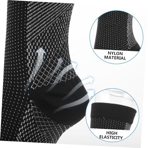 4pairs Ergonomic Ankle Socks Aso Brace Neoprene Sleeve Plantar Fasciitis Support for Runners4