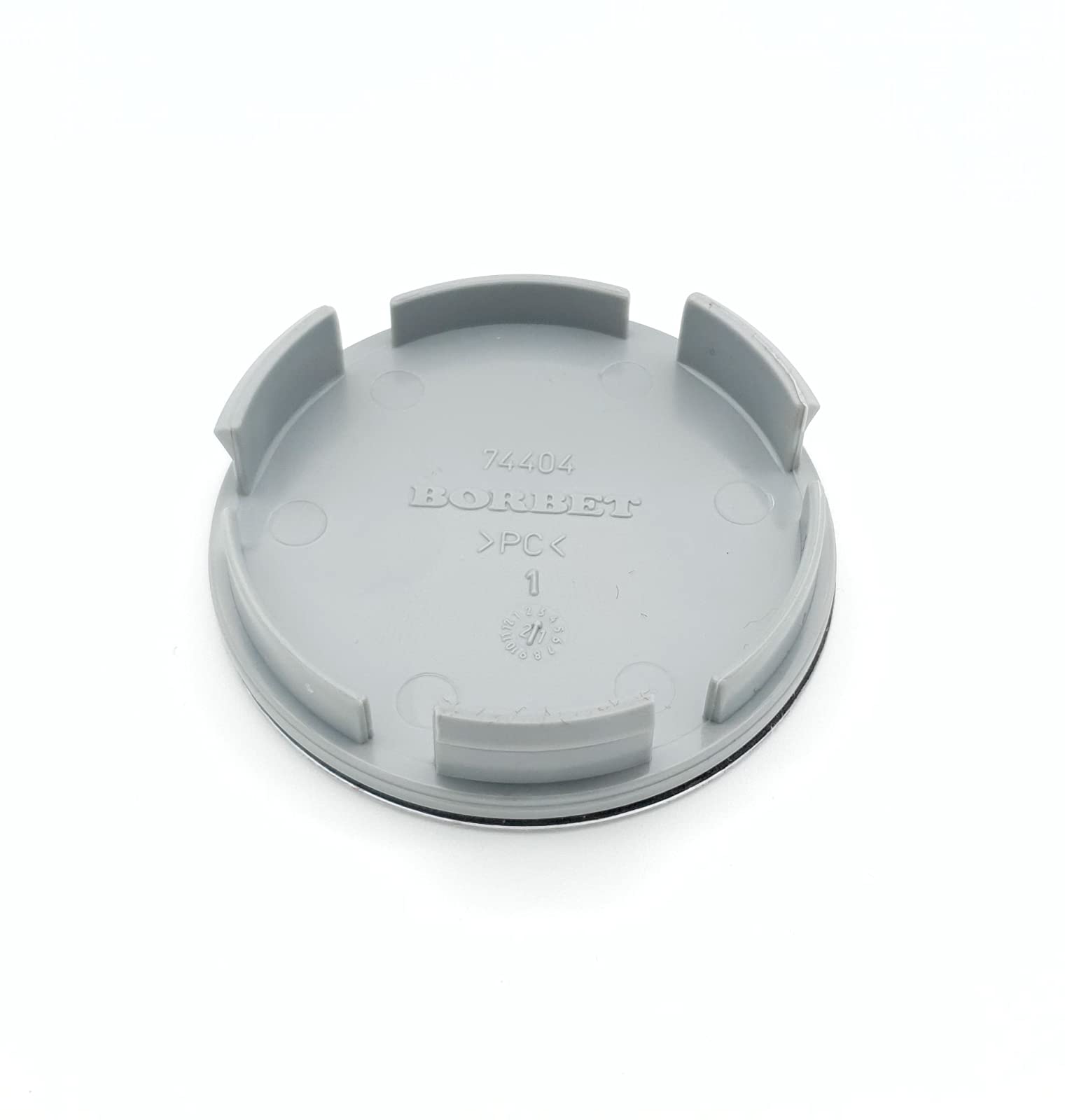 4 x oryginalne dekielki do piasty Borbet 56 mm, pokrywy felg, nakładki na piasty, srebrne, aluminiowe, szczotkowane
