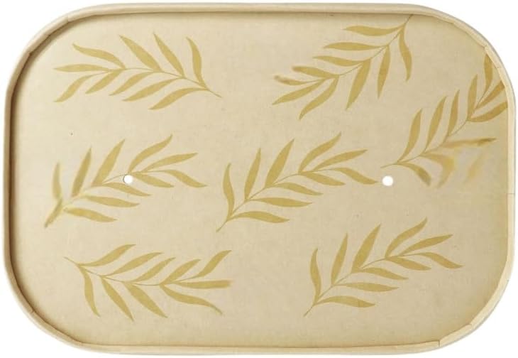 For World Centric CTLNT16 4.7" x 6.8" x 0.8" Paper Lids for Containers (300/CT) Model-C8P8-15044