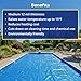 In The Swim 18' x 36' Premium Blue Rectangle Solar Pool Cover 12 Mil for Solar Heating Above Ground Pools and Inground Pools