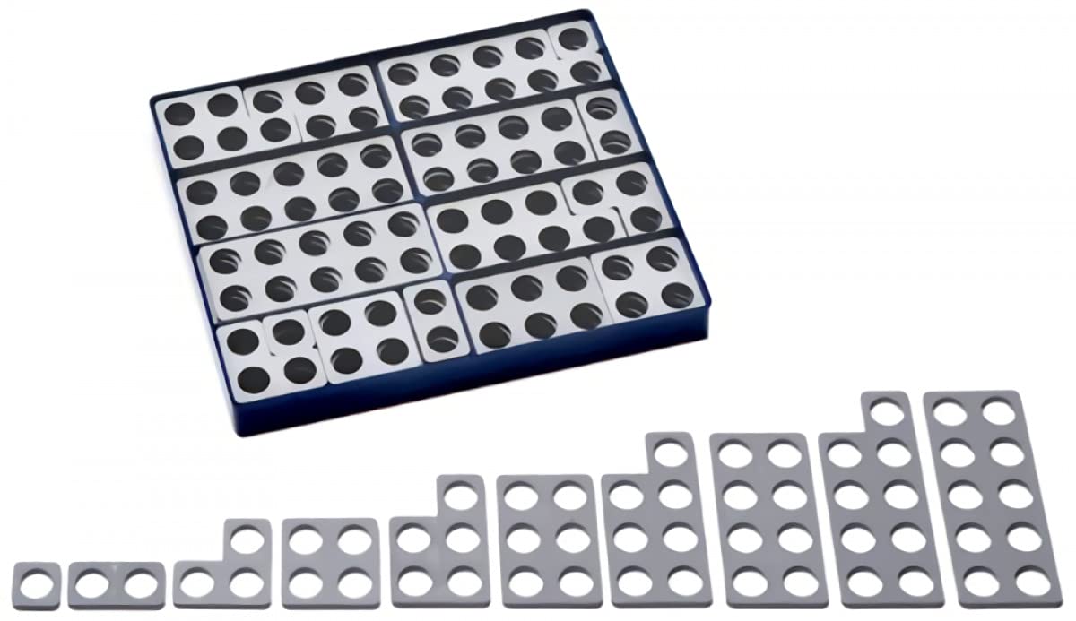Numicon: Box of 80 Numicon Shapes (Grey)
