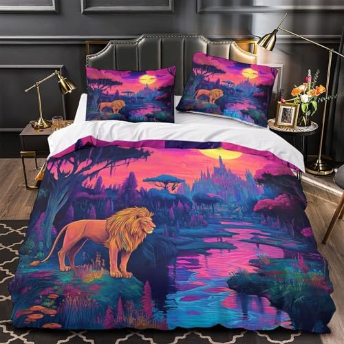Housse de couette 3D hypoallergénique et légère en microfibre douce - 2