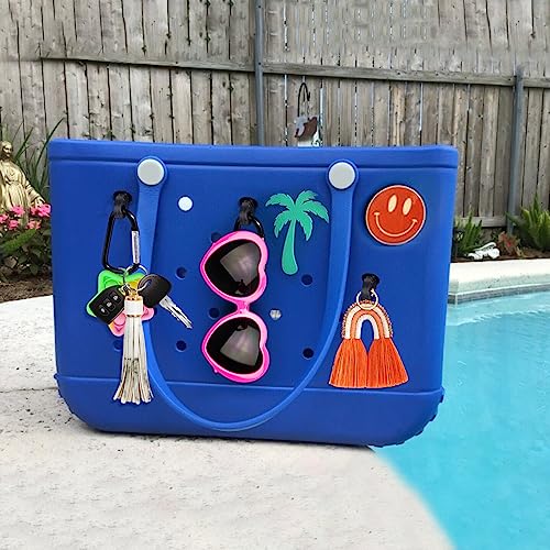 Image of Mity rain Key Holder for Bogg Bag, Accessories for Bogg Bags Original X Large, Insert Charm Carabiner Keychain for Beach Bag