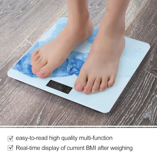Balanza digital de baño Blue Wolf con vidrio templado miniatura 5