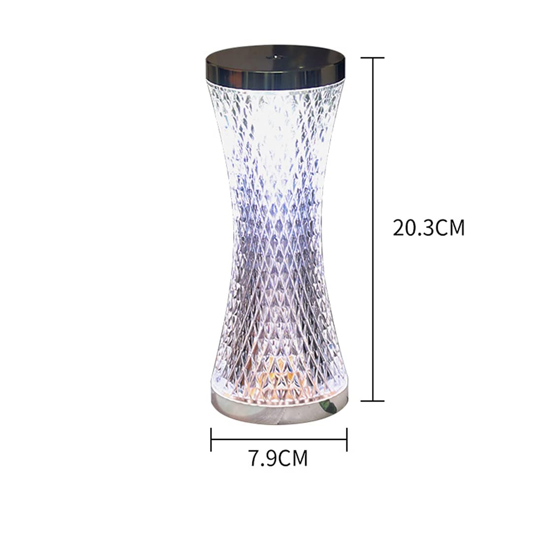 Lampada da comodino a LED senza fili Luce notturna ricaricabile portatile 1000mAh Lampada da scrivania dimmerabile a 3 colori a batteria per soggiorno di hotel Camera da letto Ristorante Caffetteria