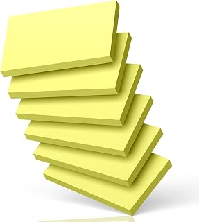 300 Count Blank Index Cards 3x5 Inch Yellow Flash Cards Colored Cardstock, Unruled Note Cards Study Card Portable Learning Flashcards Ideal for Note Taking, Art Sketching, Office & School Supplies