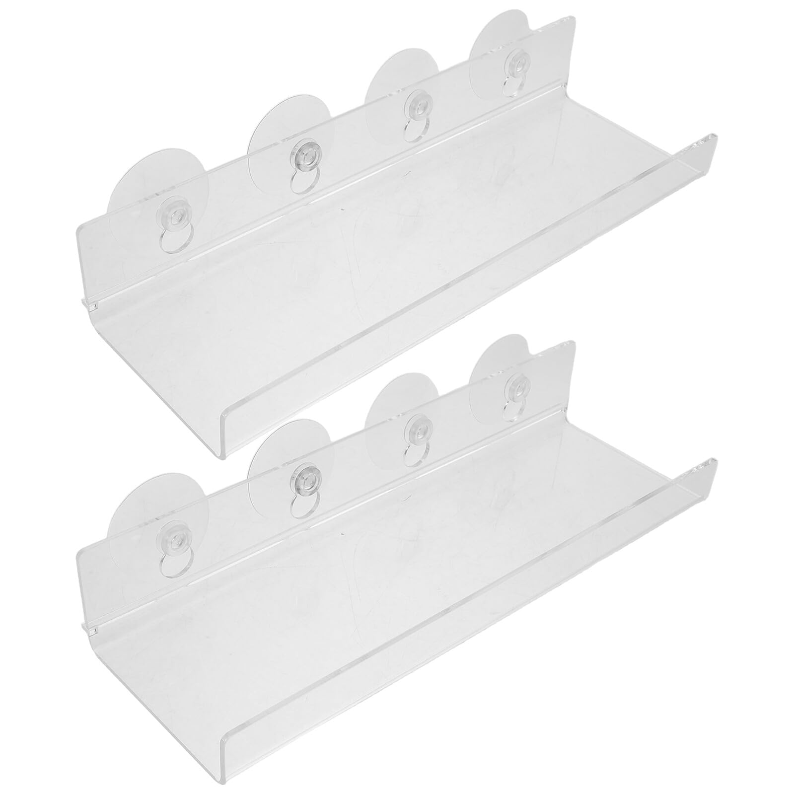 Étagères flottantes pour plantes de fenêtre en acrylique lot de 2 supports ventouse pour pot