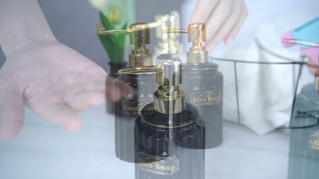 Amazon｜SOOKDEO ソープディスペンサー - 400mlセラミックボトル