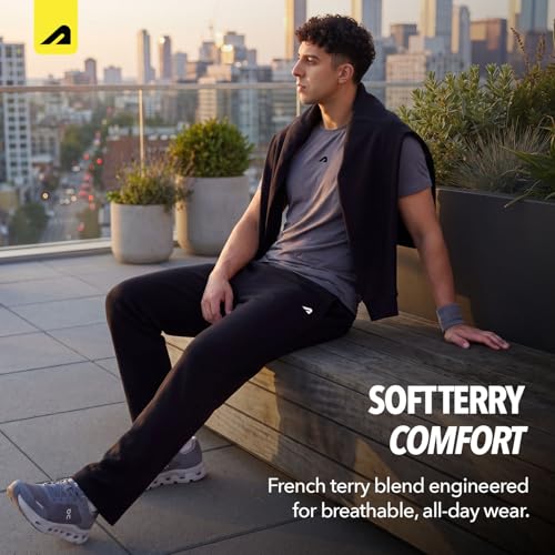 Image of Boldfit Track Pants for Man, Breathable Sports Trousers with Drawstring Waist, Moisture-Wicking, Comfortable Gym Lower with Pockets for Running, Workout & Casual Wear
