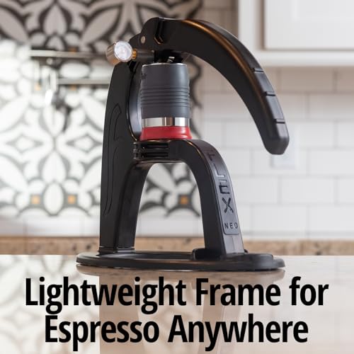 Flair The Neo Flex: Updated Direct Lever Manual Espresso Maker For Home With A Pressure Gauge And Two Portafilters thumb #1