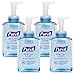 Purell Brand CRT HEALTHY SOAP High Performance Foam, 17.4 fl oz Hand Soap Table Top Pump Bottle (Pack of 4) - 5014-04