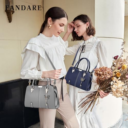 Women Handbag Tote PU Leather Shoulder Crossbody Waterproof Satchel2