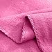 wometo 2er Set Polar Fleecedecke oekoTex 130x160 ca. 400g mit Anti-Pilling und Kettelrand rosa