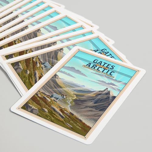 Baraja de cartas póker Gates of the Arctic Alaska miniatura 5