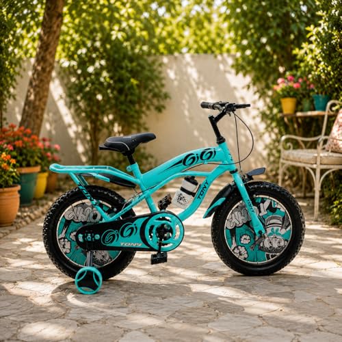TONY Sports Gigi 16T BMX Single Speed Bicycle for Kids SeaGreen Black - Image 2