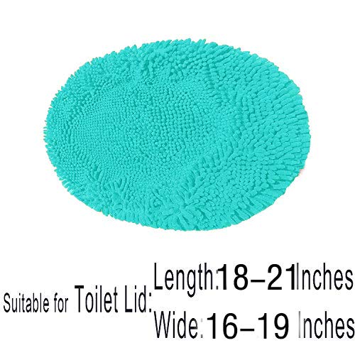 Madeals Badteppich Set 4-teilig mit WC-Deckelbezug und Teppich Set Kombi, Weich Shaggy Badteppich Set 3-teilig und U… – Bild 5