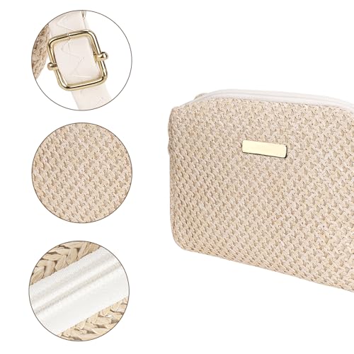 Straw Crossbody Bags for Women, Woven Shoulder Bags, Cell Phone Sling Bag Wallet Purses for Travel3