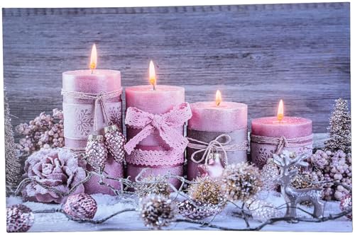 Tableau lumineux effet flamme