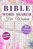 Bible Word Search for Women: Large Print Spiritual Puzzles for Reflection & Relaxation | Enlightening Word Journeys, A Great Gift for Seniors & Devout Learners