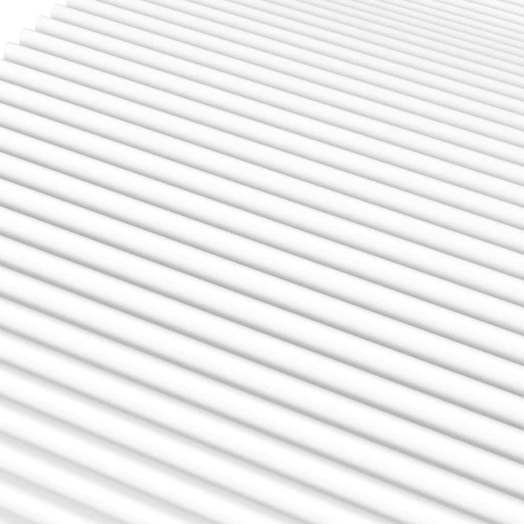 vidaXL Materac piankowy, biały, 90x210 cm, twardość H2/H3