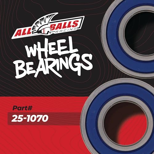 Rodamientos de rueda trasera All Balls 25-1070 con sellado total 2