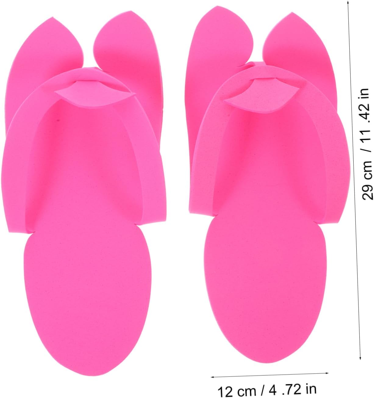 FOMIYES 12pairs Disposable -flops for Pedicure and Spa Use Lightweight Slippers for Hotel and Beach Parties Comfortable and Breathable Footwear