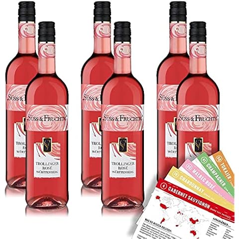 6 Flaschen Württemberger Süss & Fruchtig Trollinger Roséwein QbA Cover