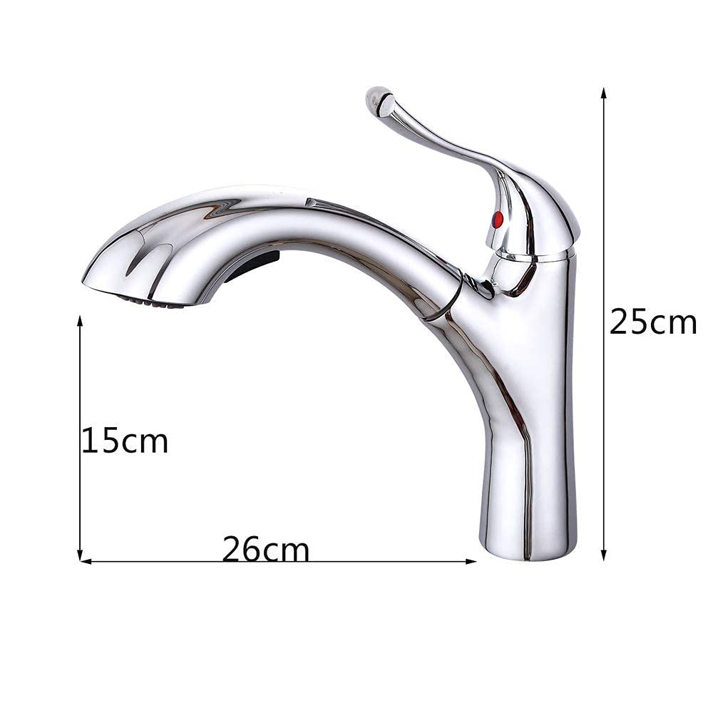 Rubinetti, Tutti Multifunzione Pull Formula Disegno Rubinetto Della Cucina Freddo Calore Acqua Scanalatura Rubinetto Rubinetto Lavandino Americano Fare la Doccia Present