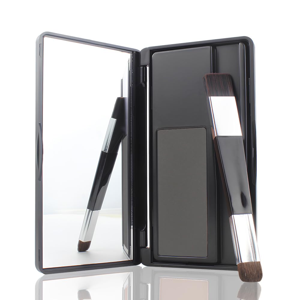 Hairline Shadow Powder for Women 0.28oz - Instantly Conceals Hair Loss & Gray Roots, Hair Toppers for Root Coverage (Gray)