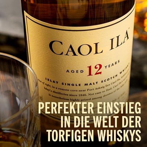 Caol Ila 12 Jahre | Islay Single Malt Scotch Whisky | mit Geschenkverpackung | Ausgezeichneter, aromatischer Single Malt | handgefertigt von den schottischen Inseln | 43% vol | 700ml Einzelflasche |