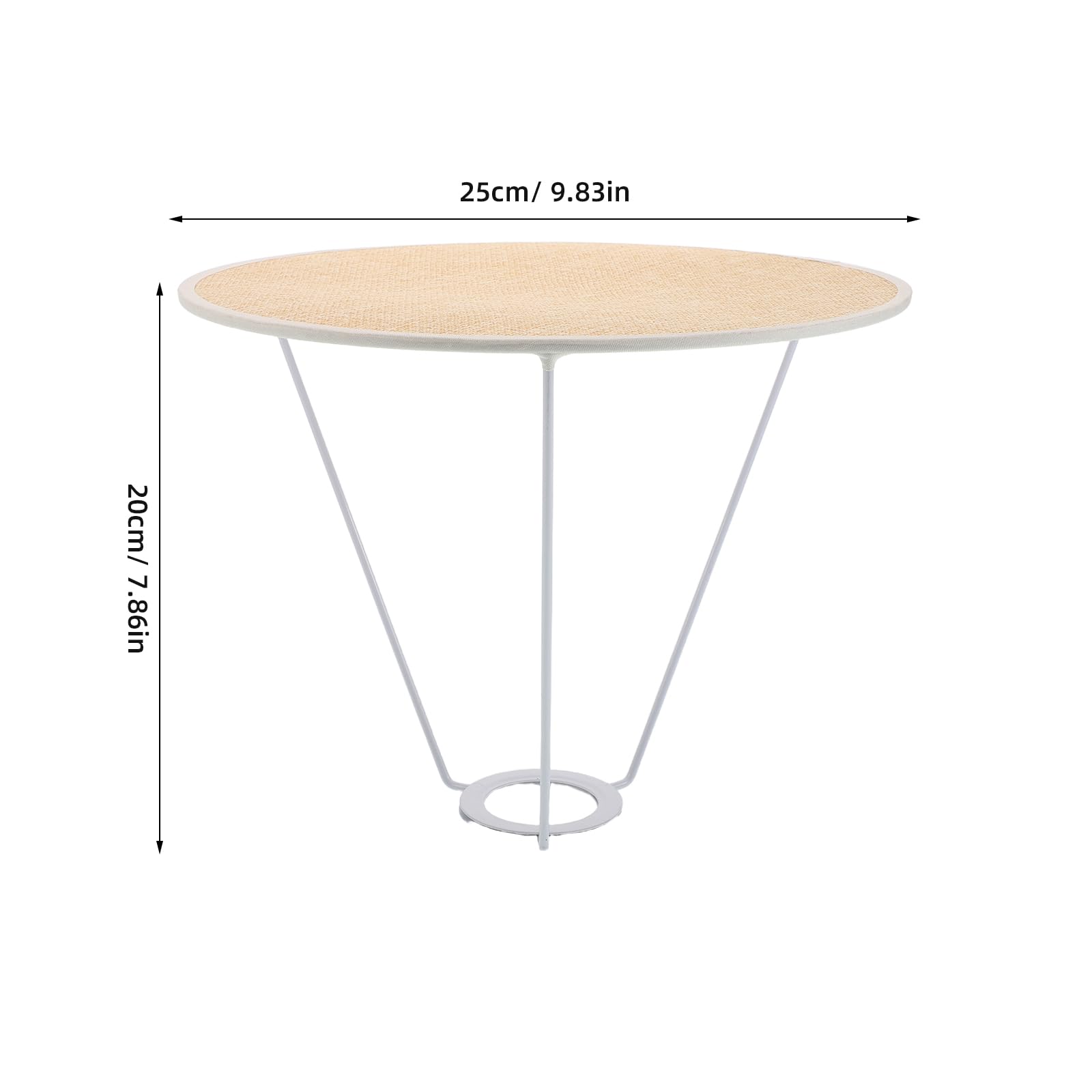 Anneome Okrągły Abażur Do Lampy Wiszącej Miękki Dyfuzor Światła Osłona Przeciwodblaskowa z Tkaniny Osłona Przeciwkurzowa Do Lamp Stołowych Podłogowych i Sufitowych Łatwy Montaż