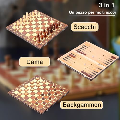 CUEMOON gry planszowe z drewna dla dorosłych, 29 × 29 cm składane szachy magnetyczne, plansza do gry w szachy dla dzieci, magnetyczna podróżna plansza do gry w szachy dla dzieci i dorosłych