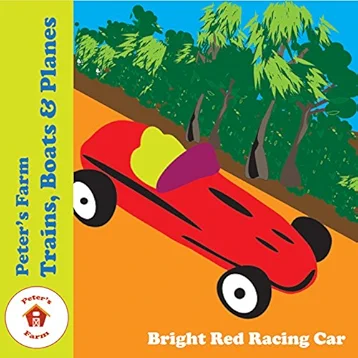 Bright Red Racing Car
