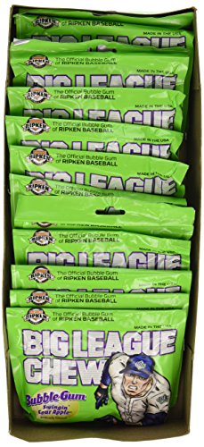 Big League Chew Sour Apple, 12 Count #TOP1