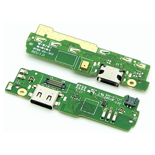 handywest Kompatibel für Sony Xperia XA1 Ultra G3123 G3125 Ladebuchse Flex Kabel Type-C USB Dock
