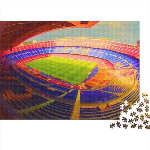 Estadio Camp NOU Puzzle 1000 Piezas, Fútbol DIY, Juguete Educativo, Decoración del Hogar, para Niños Mayores De 12 Años 1000pcs (75x50cm)