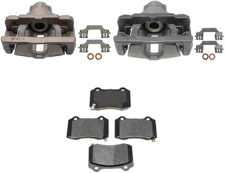 4Pcs Rear Automotive Replacement Brake Calipers With Pads Left and Right for Cadillac STS 2011 2010 2009 2008 2007 2006 2005