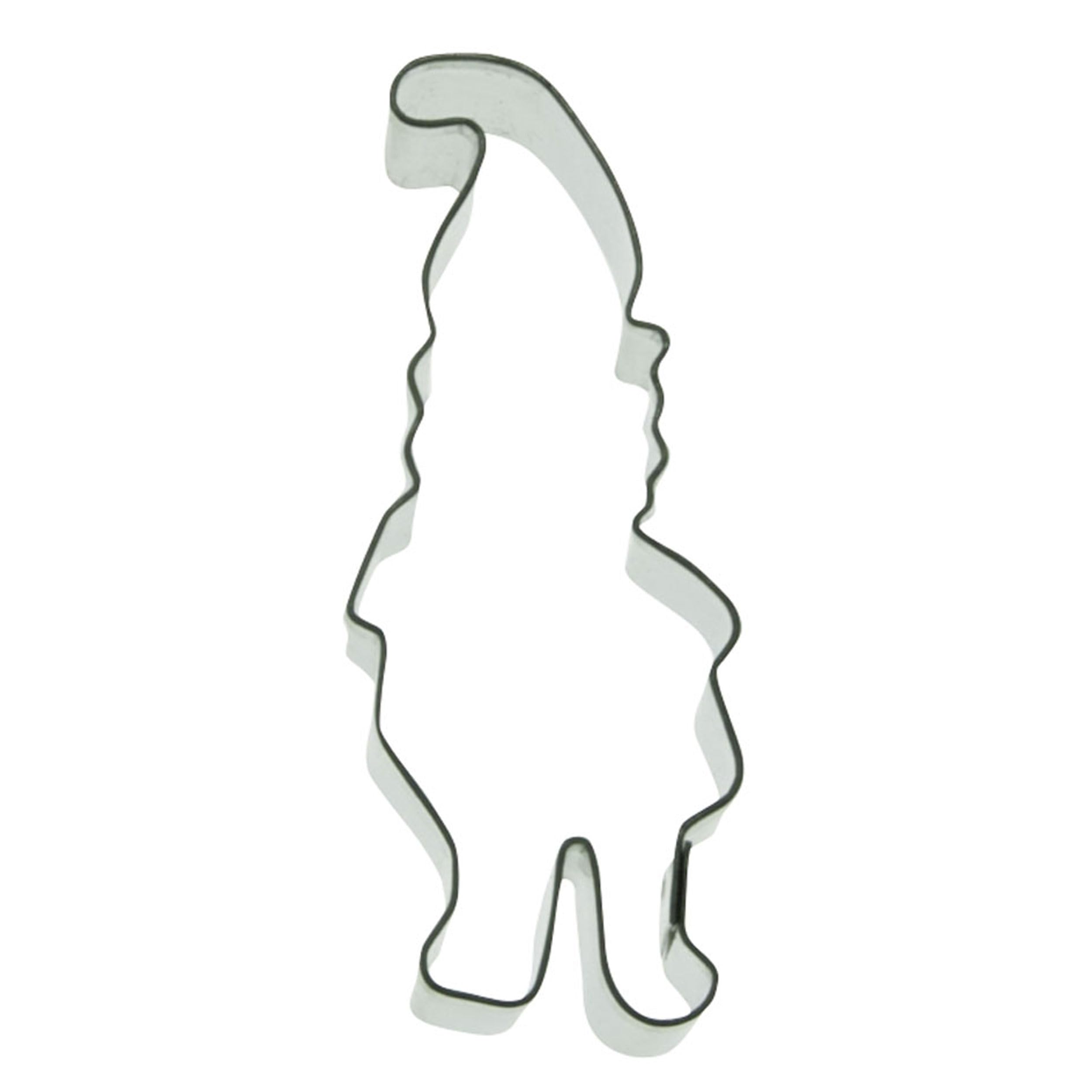 Generic Formine per biscotti a forma di gnomo, 9 cm, confezione da 7