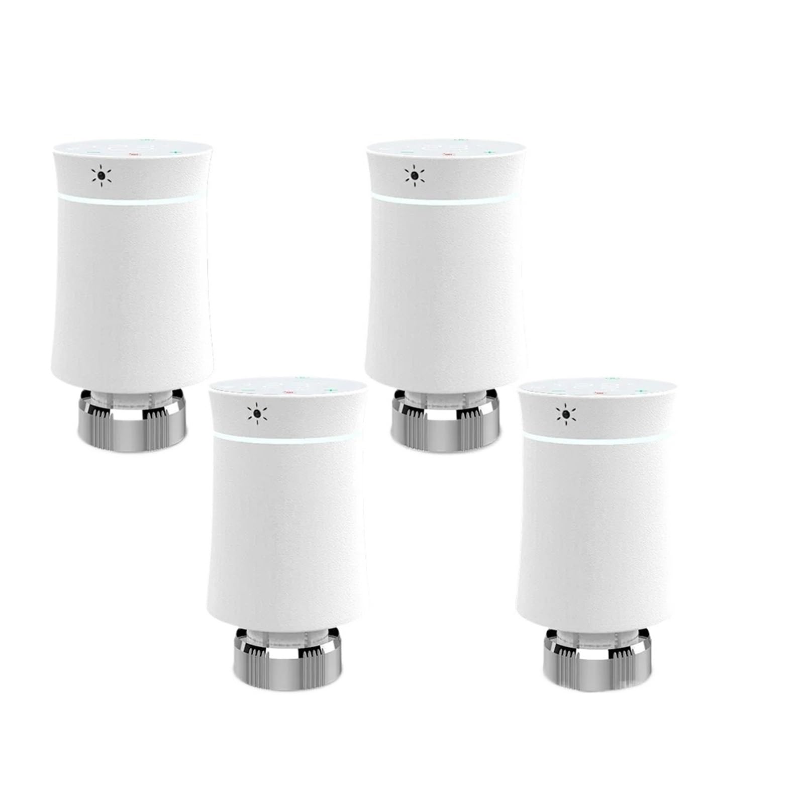 ZigBee 3.0 TRV Heizkörperstellventil, Tuya Smart Programmierbarer Thermostat, Temperatur- Und Sprachsteuerung Automatische Regelung(Option 4)
