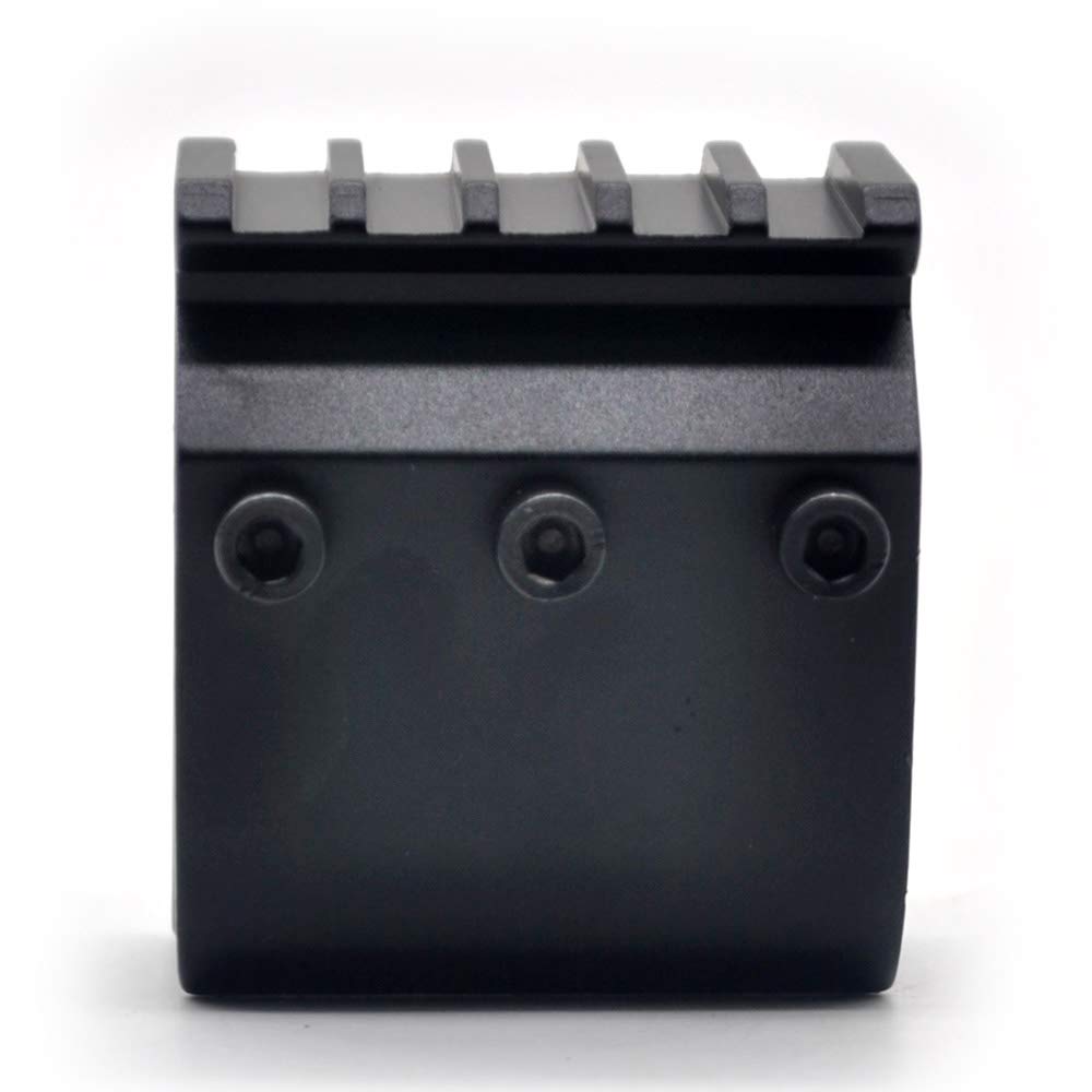TRIROCK 21mm Weaver Picatinny 5 Slots Rail Base Riser Adapter Rifle Barrel Mount Scope Flashlight Converter Mounts