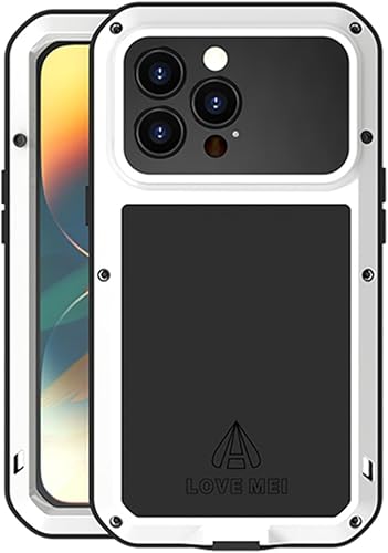 Funda resistente para iPhone 15 Pro de grado militar, máxima protección al aire libre con doble capa, a prueba de golpes, polvo y resistente a la