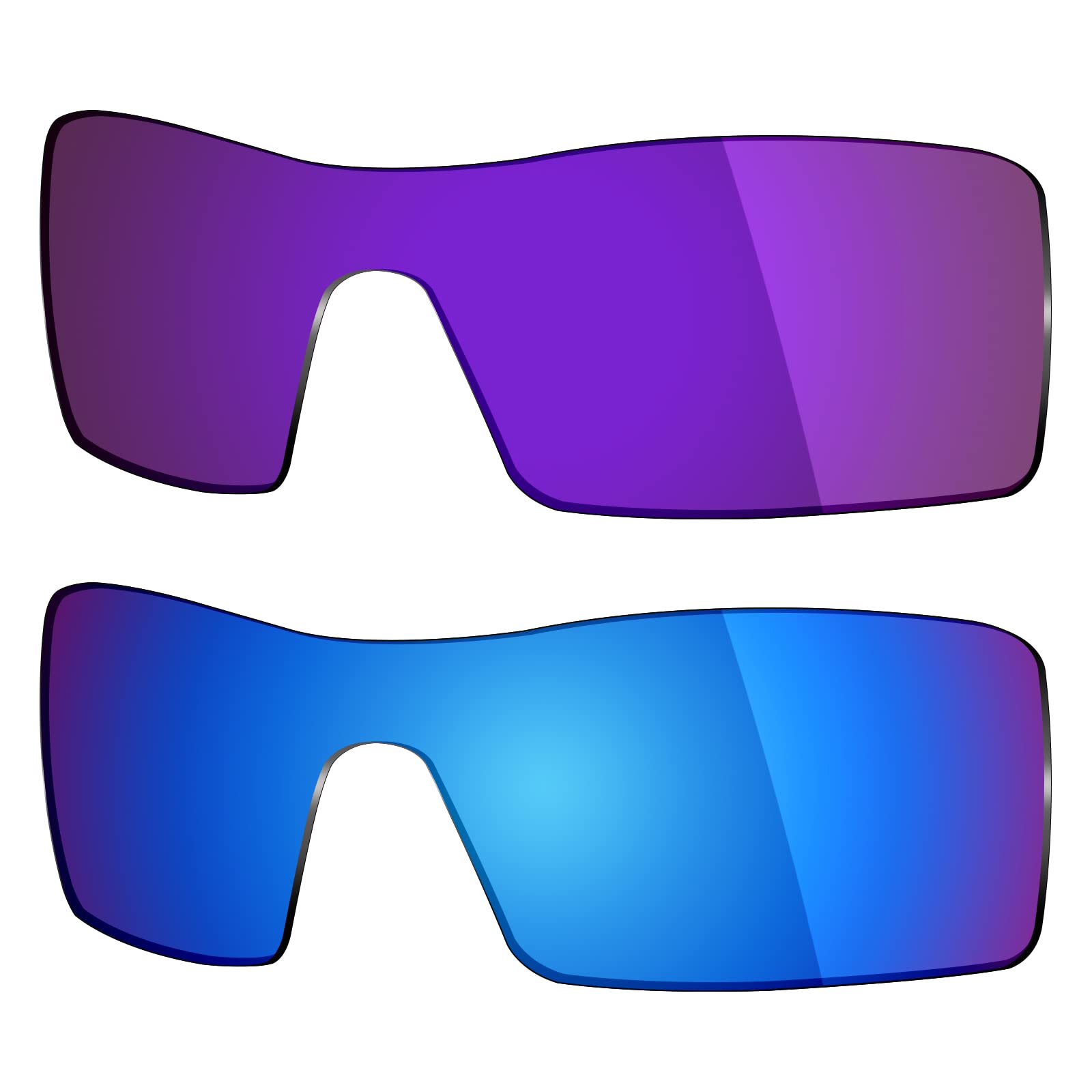 Mryok 2 Pair Polarized Replacement Lenses for Oakley Oil Rig Sunglass - Options