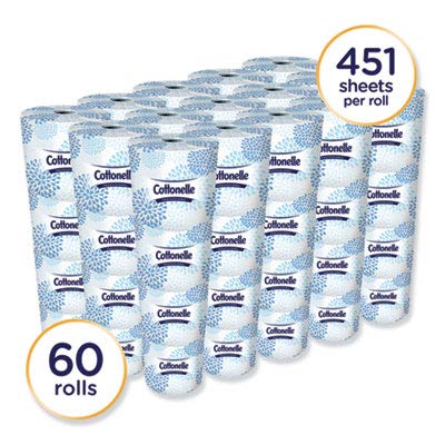 Kimberly Clark Safety 17713 Kleenex Cottonelle Bathroom Tissue (Pack of 60) image 3