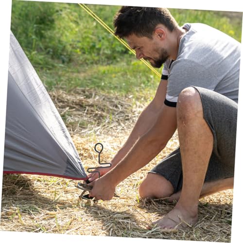 Estacas de camping Abaodam tipo tornillo para asegurar tiendas y toldos en el jardín 5