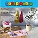 Super Mario Girl Princess Peach Kids Super Soft Cotton Bath/Pool/Beach Towel, 58 in x 28 in, (Officially Licensed Product) by Franco